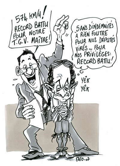 les privilèges... par Eno - http://www.eno-caricatures.com